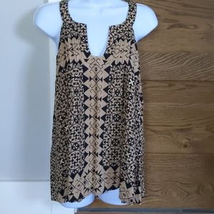 Anthropologie Plenty by Traci Reese Gold and Black